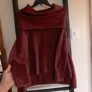 Off the shoulder sweater